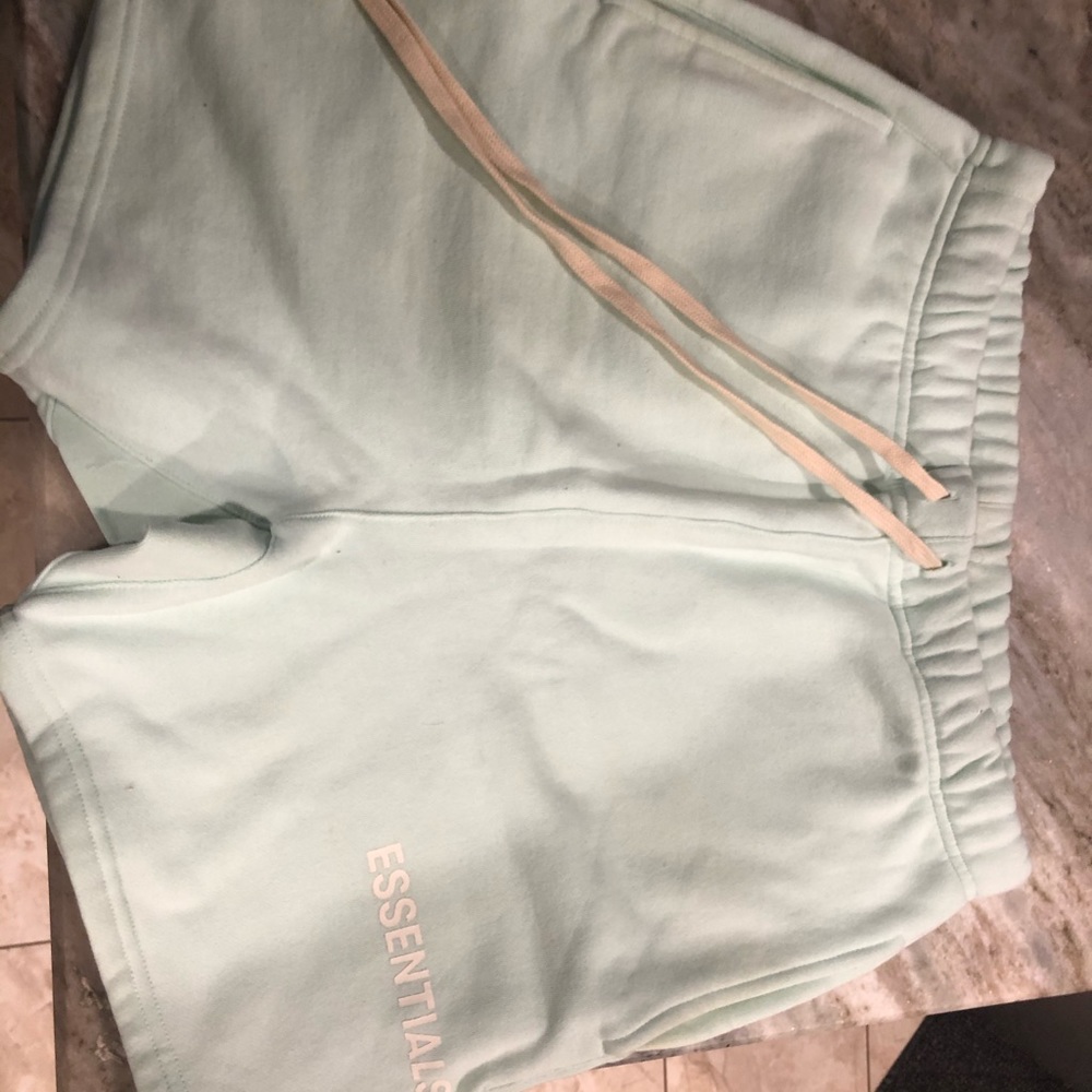 100% Authentic FOG Essentials Mint Sweat Shorts